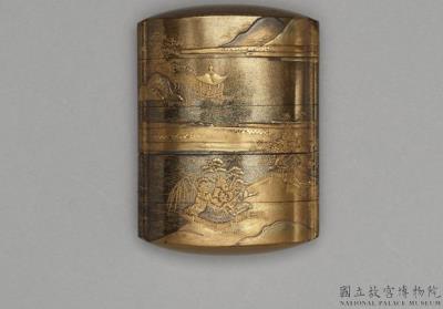 图片[2]-Lacquer inro with seascape dcor , Qing dynasty (1644-1911)-China Archive